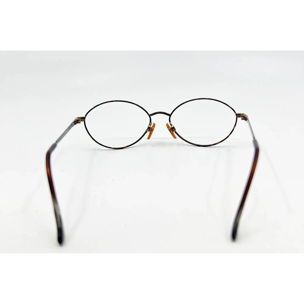 Anne Klein Eyeglasses Frames Womens Tortoise Gold Oval K1017-S 53-16-135